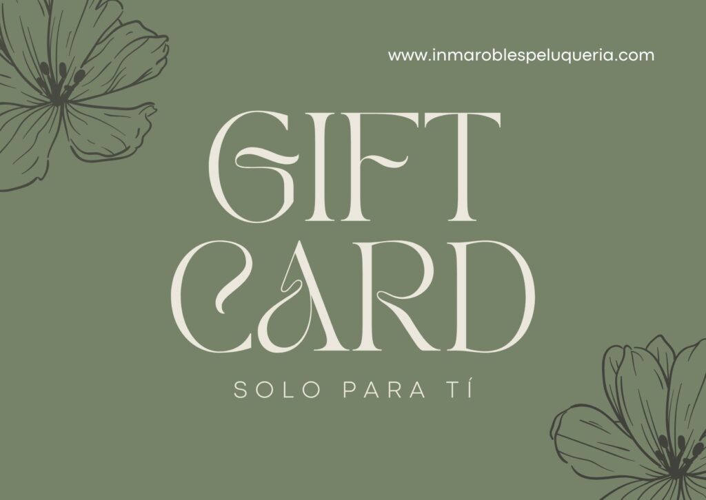Tarjeta regalo Inma Robles peluquería