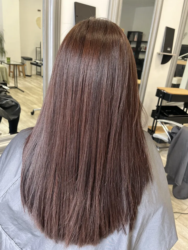 Color raiz+ Baño de Cristal+Tto My hair_resultado
