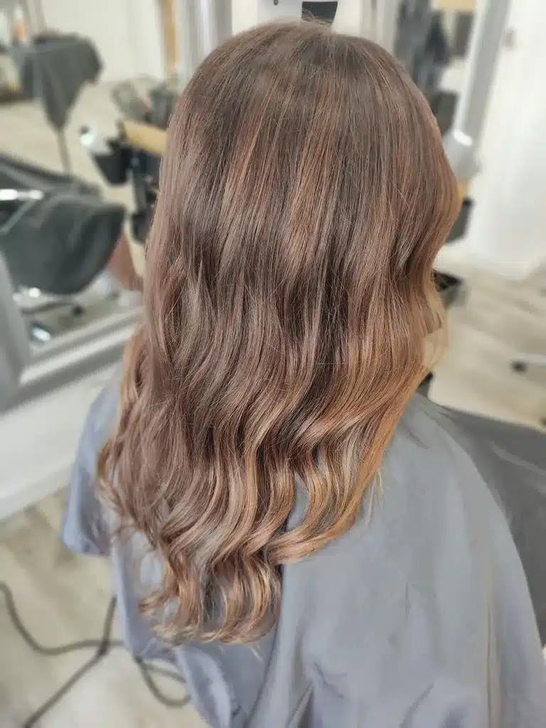 Mechas sin decoloración _resultado